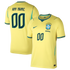 Brazil National Team Nike 2026 Home Stadium Replica Custom Jersey - Yellow