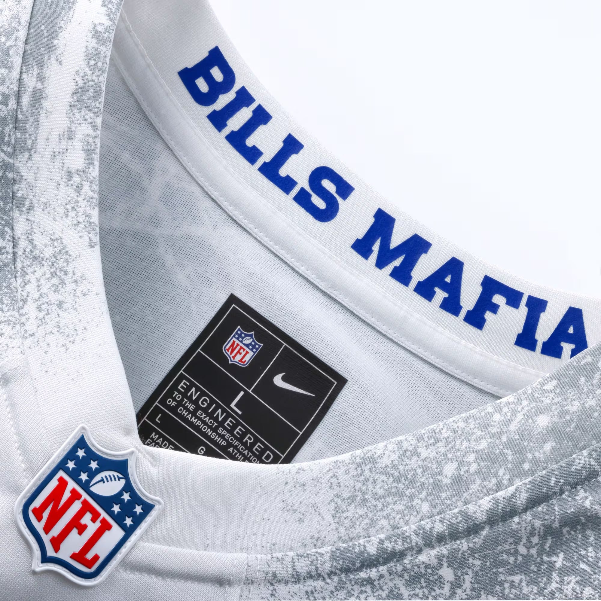 Buffalo Bills Nike 2025 Rivalries Collection Custom Game Jersey - White - Jersey Teams World
