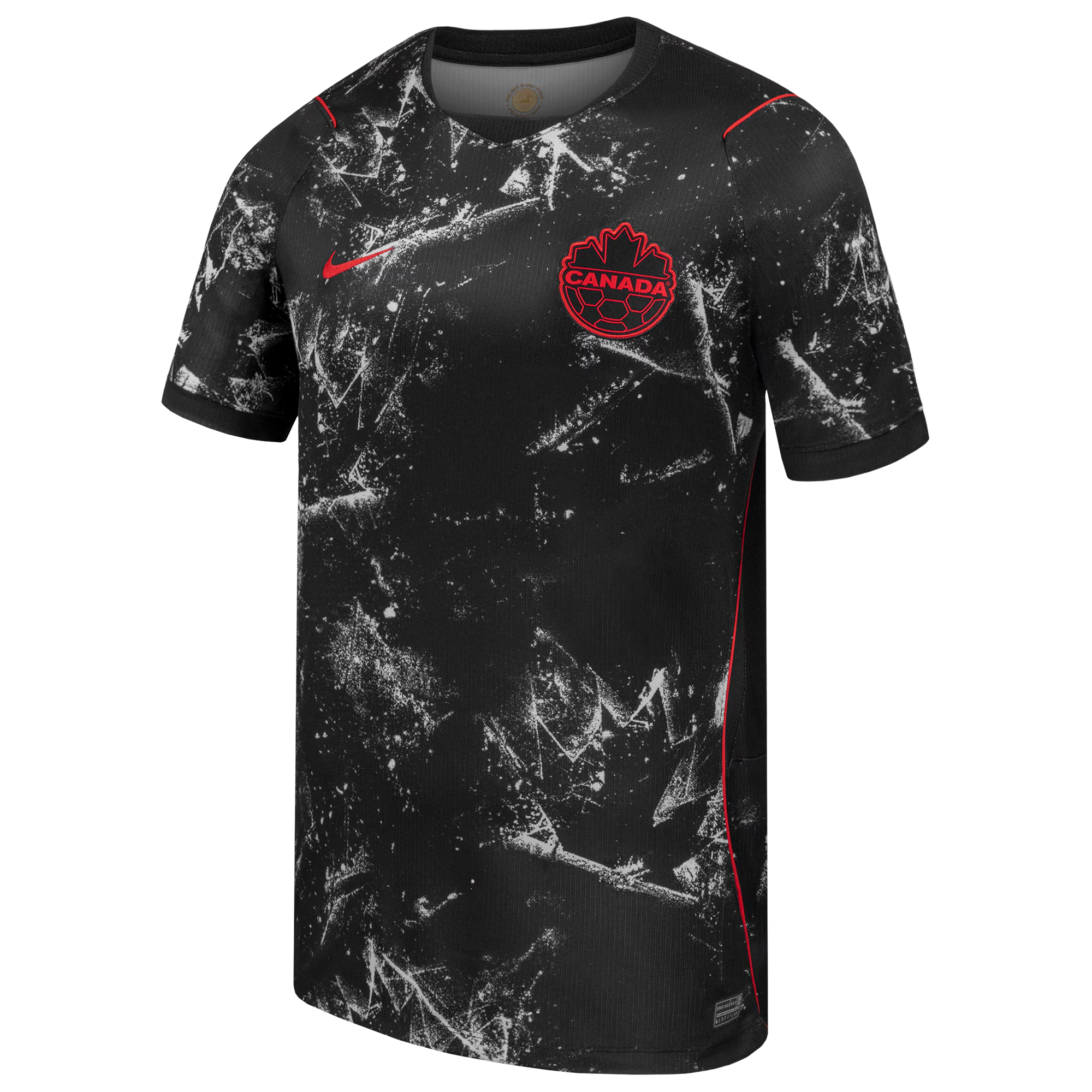 Canada Soccer 2026 Away Stadium Custom Jersey Black | Nike Soccer Jersey