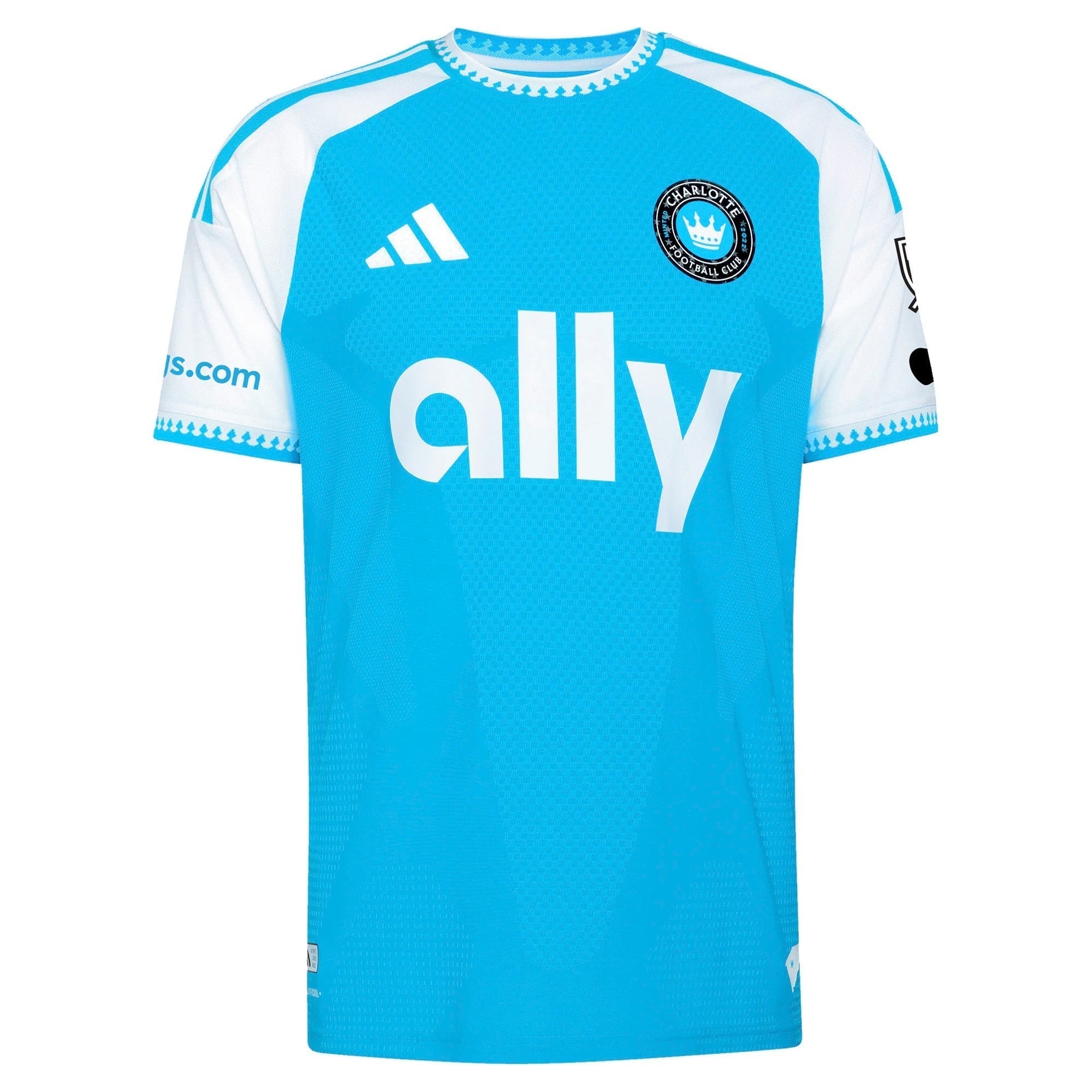 Charlotte FC // adidas Pep Biel #16 Official 2026 Carolina Kit On-Field Patch Jersey – Blue