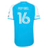 Charlotte FC // adidas Pep Biel #16 Official 2026 Carolina Kit On-Field Patch Jersey – Blue
