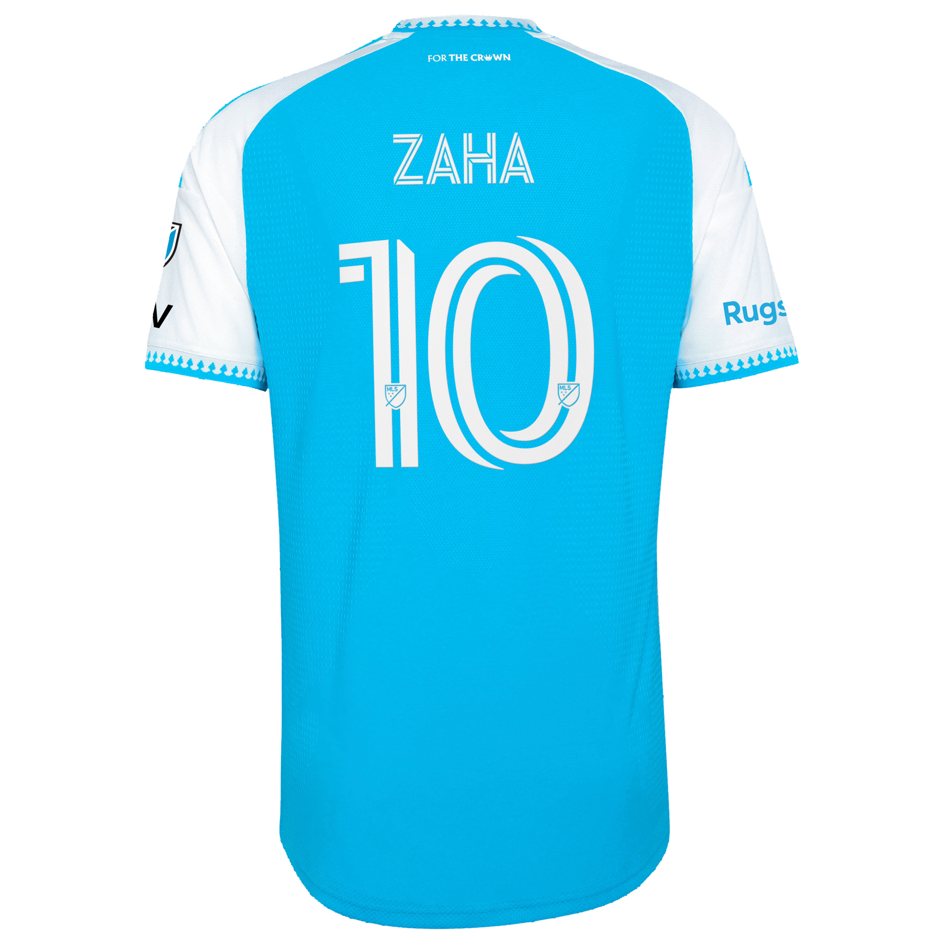 Charlotte FC // adidas Wilfried Zaha #10 Official 2026 Carolina Kit On-Field Patch Jersey – Blue
