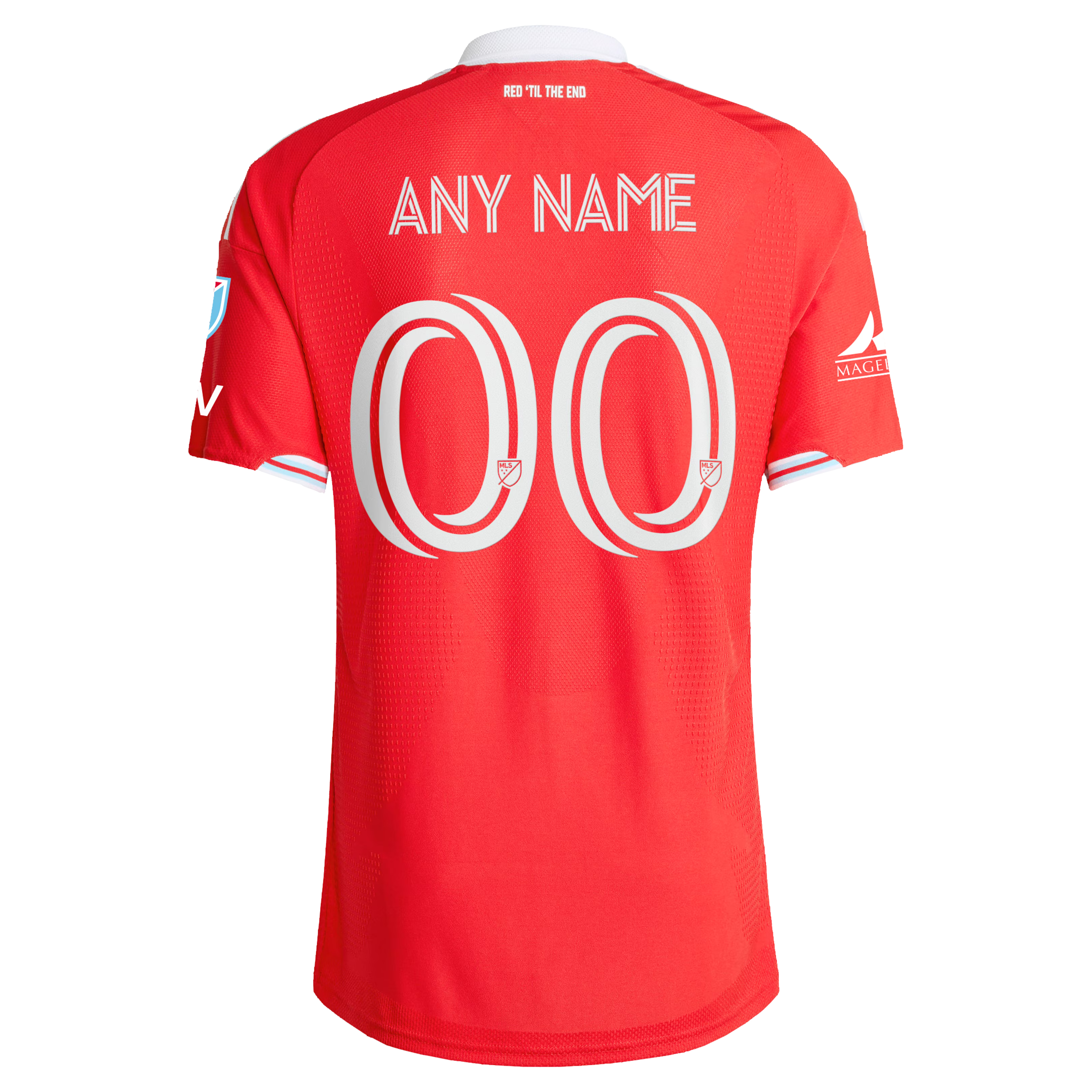 Chicago Fire // adidas Official 2026 Forever Red On-Field Patch Custom Jersey – Red