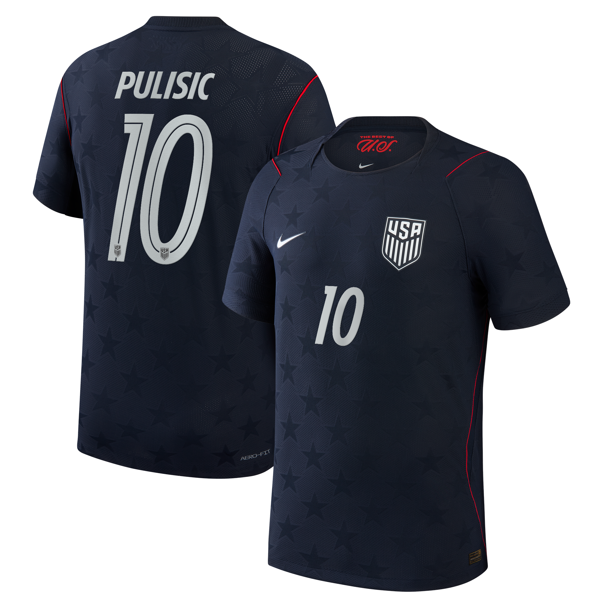 Christian Pulisic USMNT 2026 Away Match Jersey Blue | Nike USA Soccer Jersey