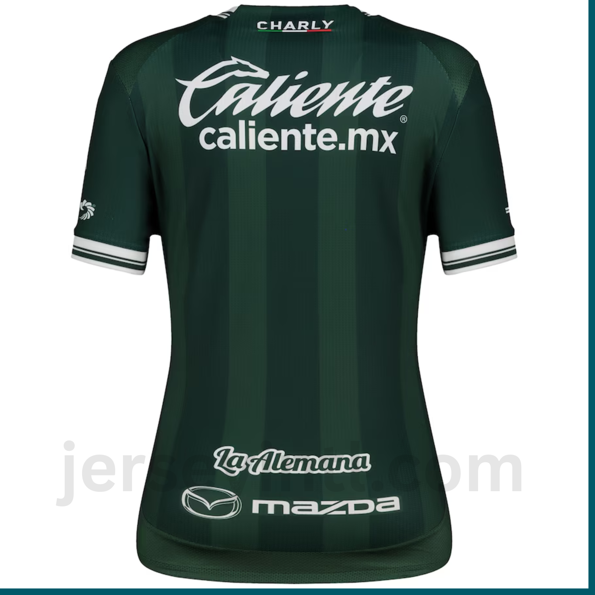 Club León Women’s 2025/26 Home Authentic Jersey by Charly – Green Soccer Jersey