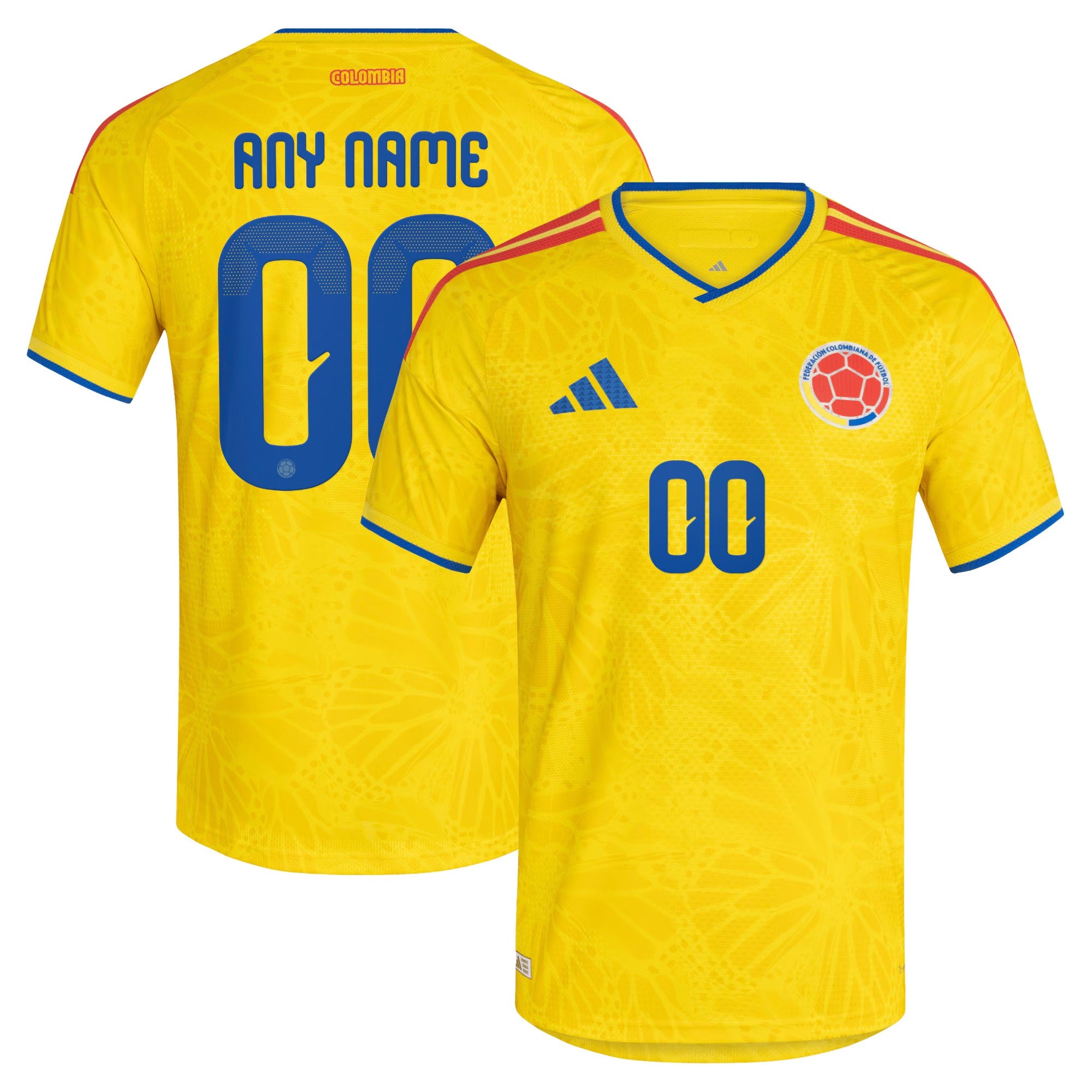 Colombia National Team Home Jersey 2026 - Vibrant Yellow Football Shirt - Custom Name & Number