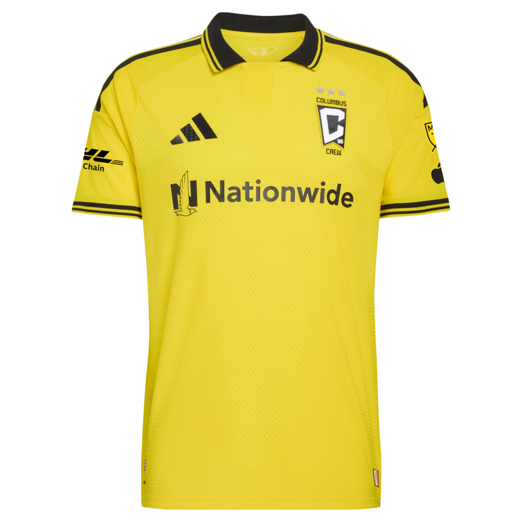 Columbus Crew // Wessam Abou Ali #9 Official 2026 The Crafted for Excellence On-Field Patch Jersey – Yellow