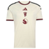 Cream Rose Print Third Customizable Soccer Jersey | Athletic Apparel Man United