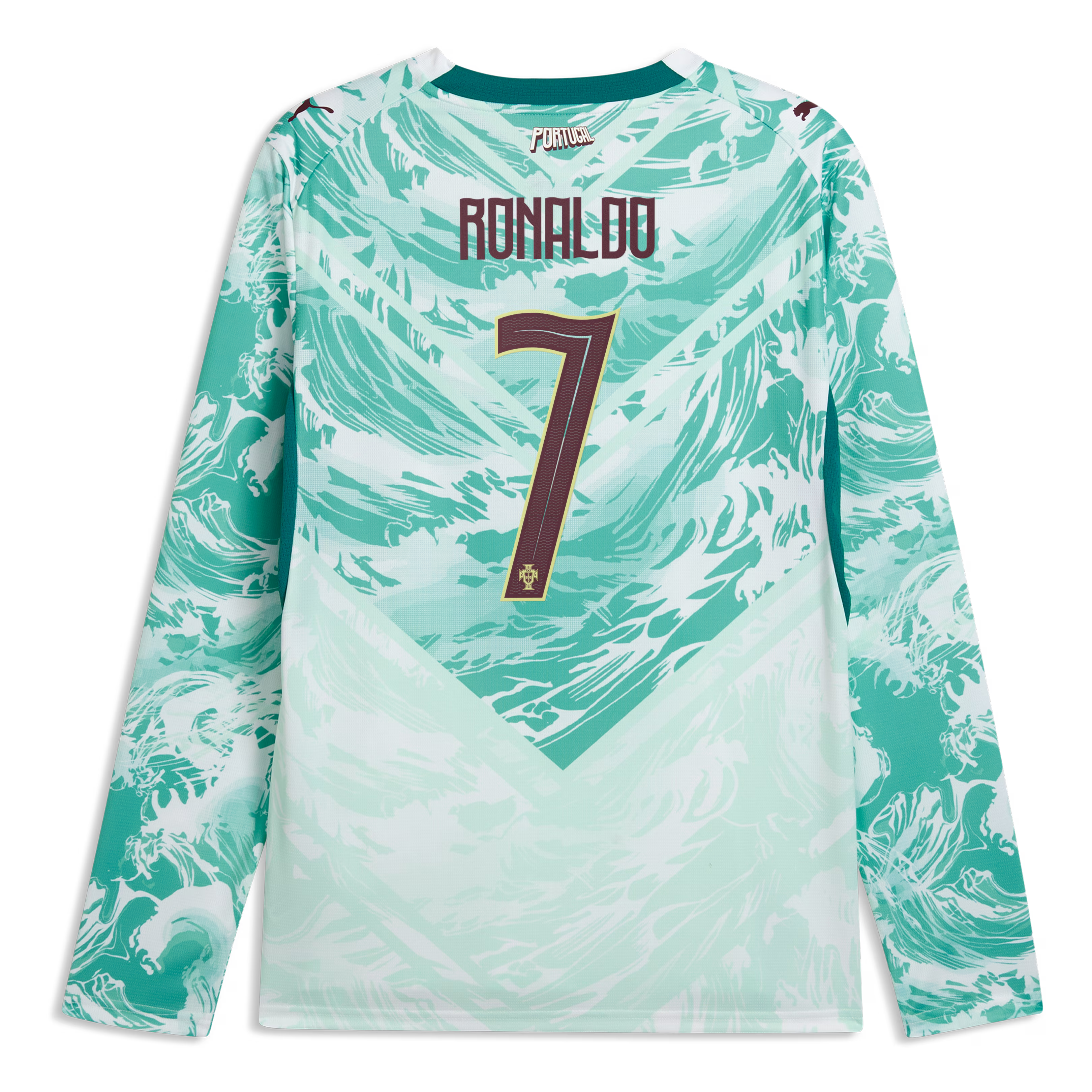 Cristiano Ronaldo #7 Portugal 2026 Long Sleeve Away Jersey - Puma White