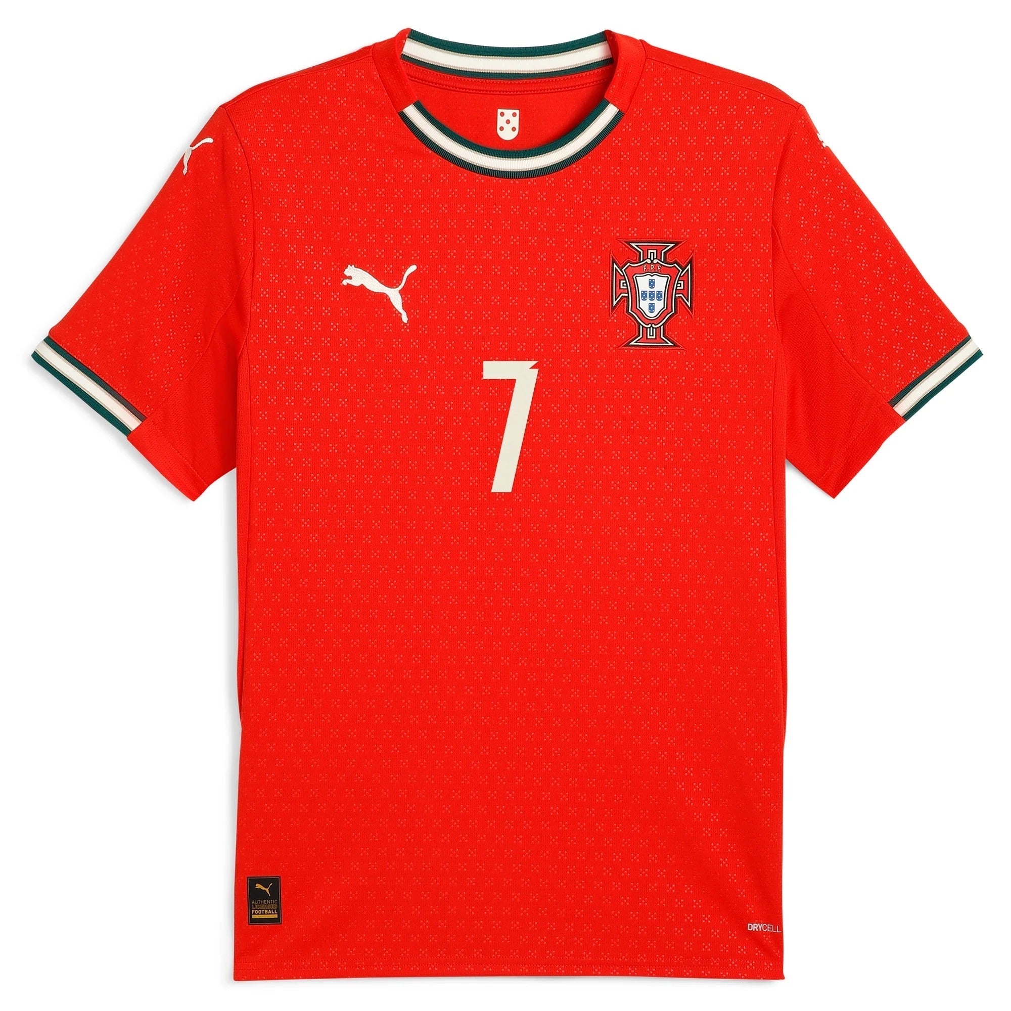 Cristiano Ronaldo 7 Portugal 2025/26 Home Authentic T-shirt - Red