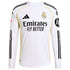 Cristiano Ronaldo 7 Real Madrid adidas 2025/26 Home Long Sleeve Jersey - White