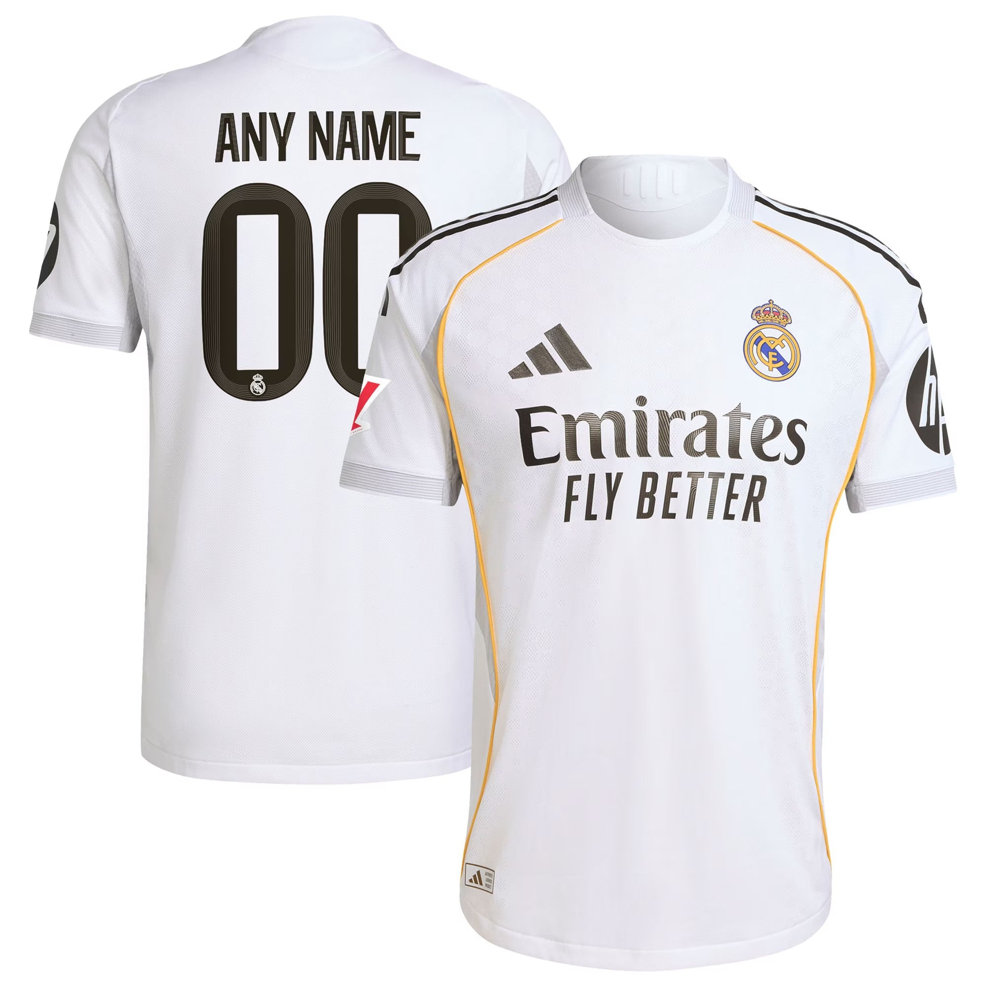 Custom Madrid-Themed Soccer Jersey – 2025/26 Fan Edition – White