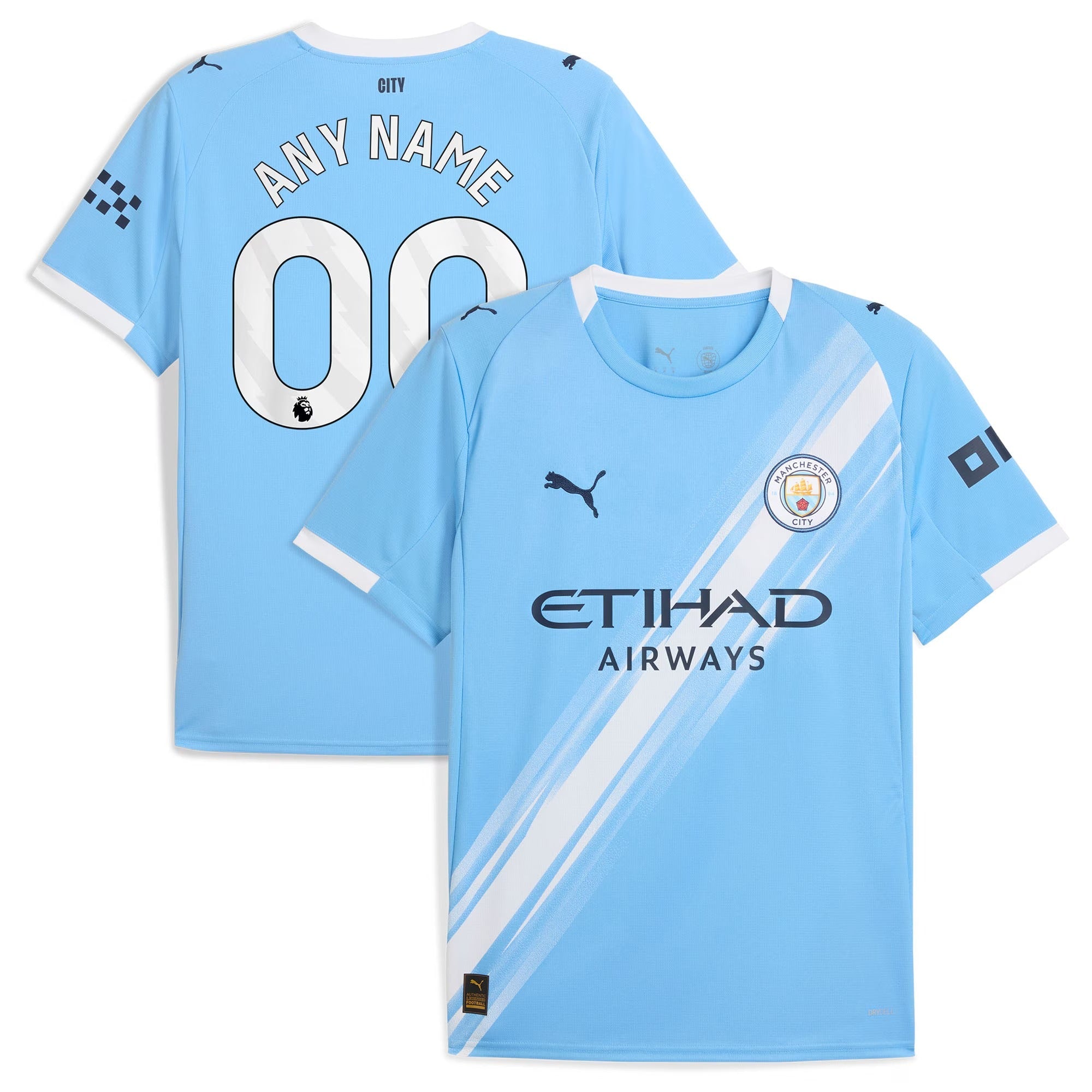 Custom Manchester Soccer Fan Jersey (Sky Blue) – 2025/26 Edition