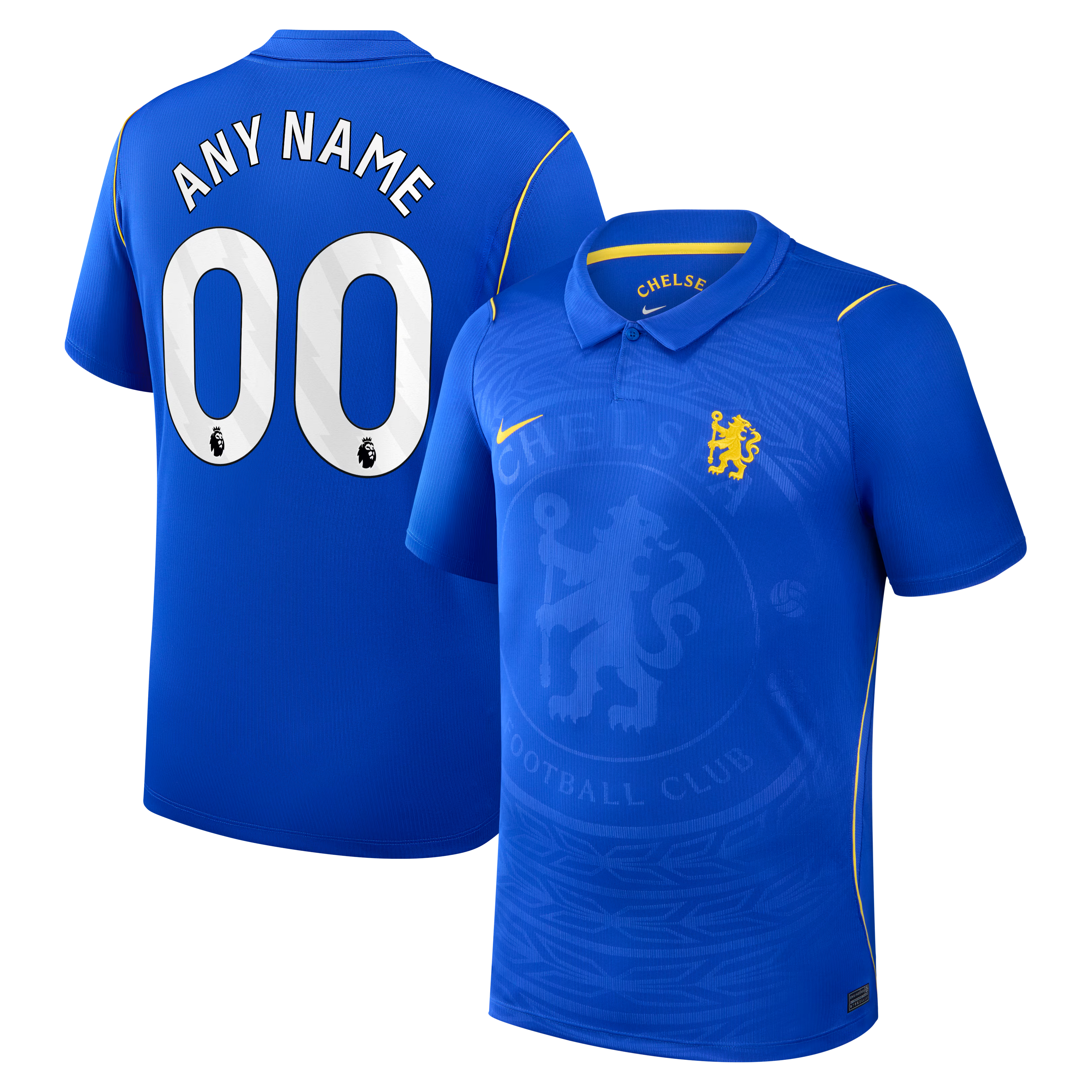 Custom Royal Blue & Gold Athletic Soccer Jersey – London Style 2026/27 Edition
