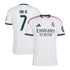 Custom White Athletic Soccer Jersey – Madrid Style 2026 (Vini Jr. #7)