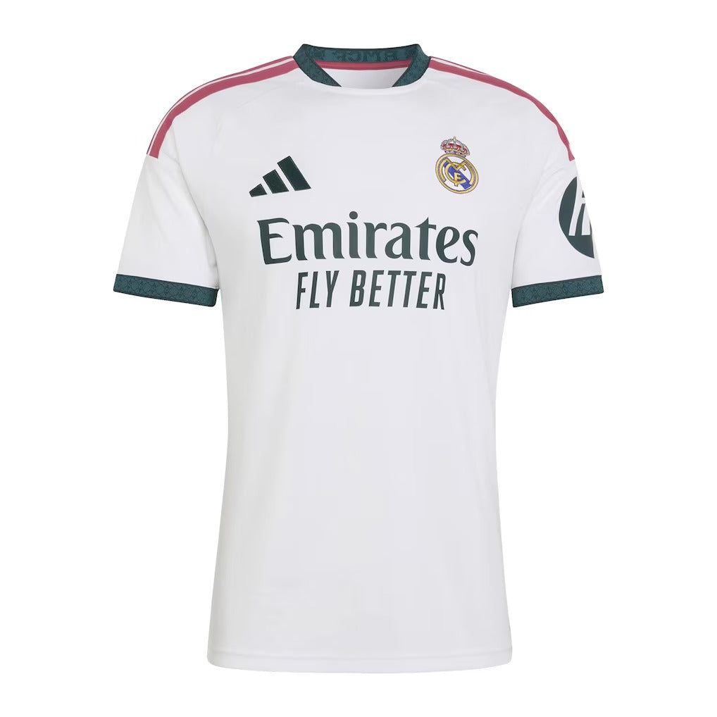 Custom White Athletic Soccer Jersey – Madrid Style 2026 (Mbappé #10)