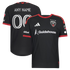 D.C. United // adidas Official 2026 Black-and-Red On-Field Patch Custom Jersey – Black