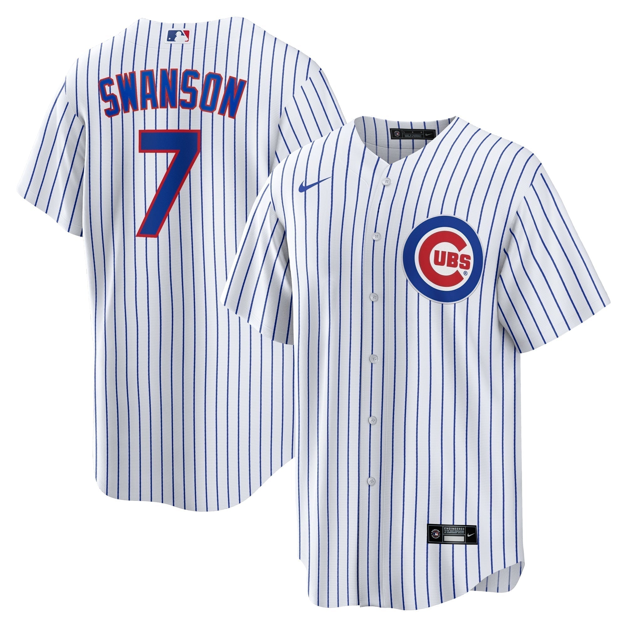 Dansby Swanson Chicago Cubs Nike Player Authentic T-shirt - White