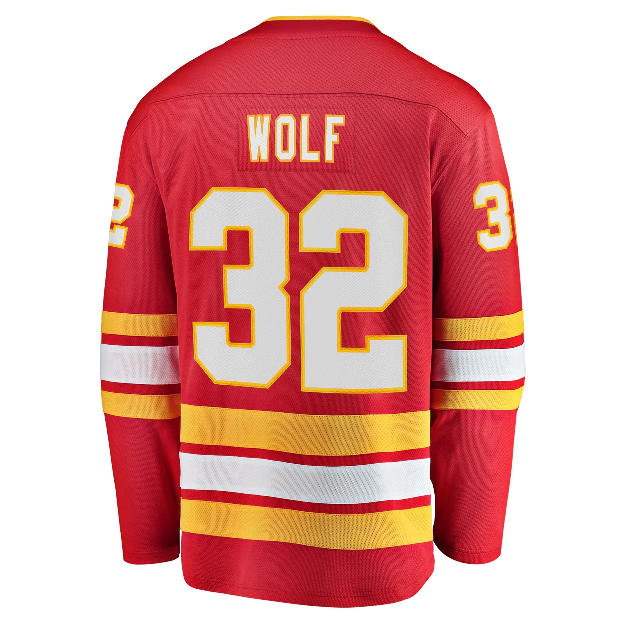 Dustin Wolf Calgary Flames Fanatics Home Breakaway Jersey – Red