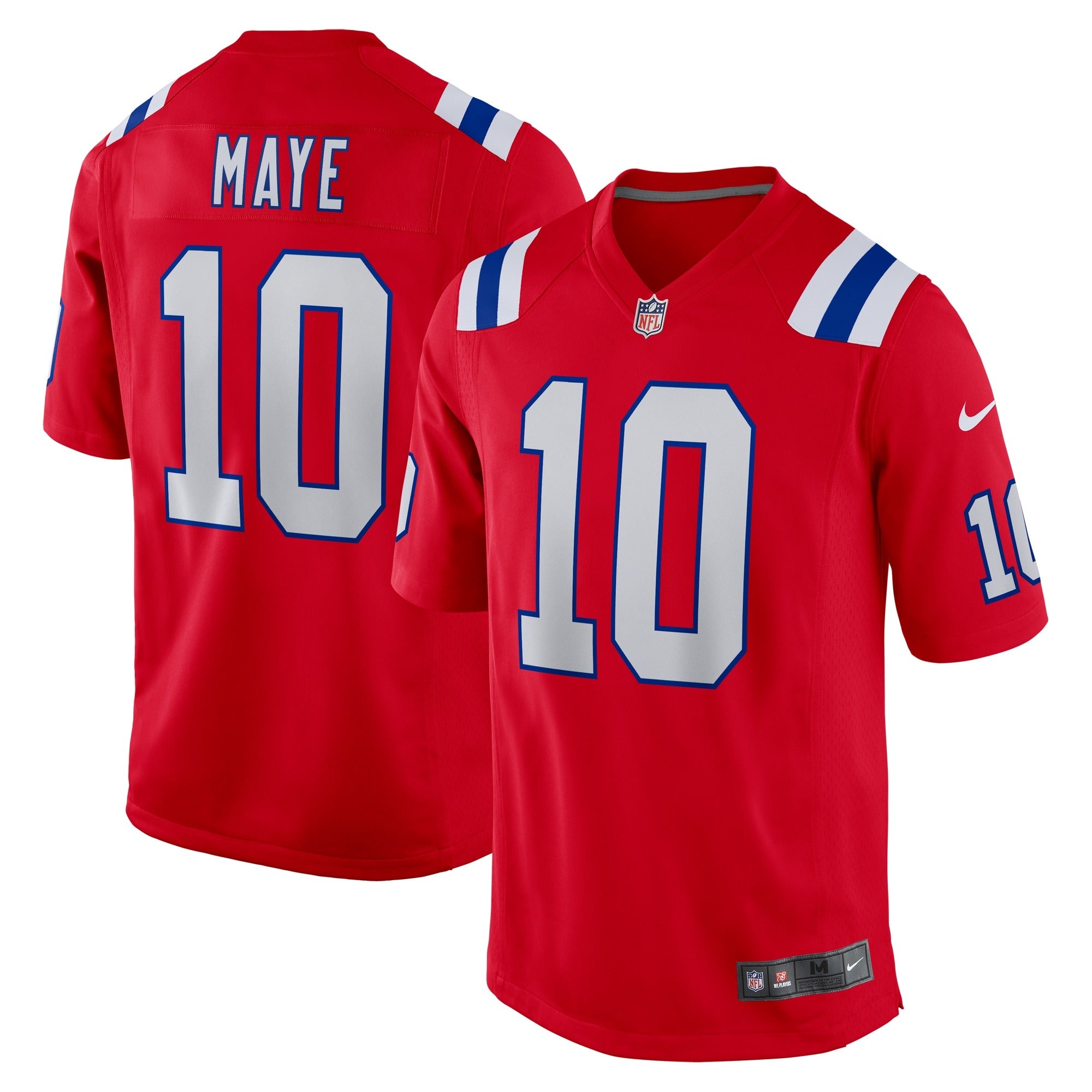 Elite-Style Stitched Football Top – New England – Athletic Competition Wear – (Maye)