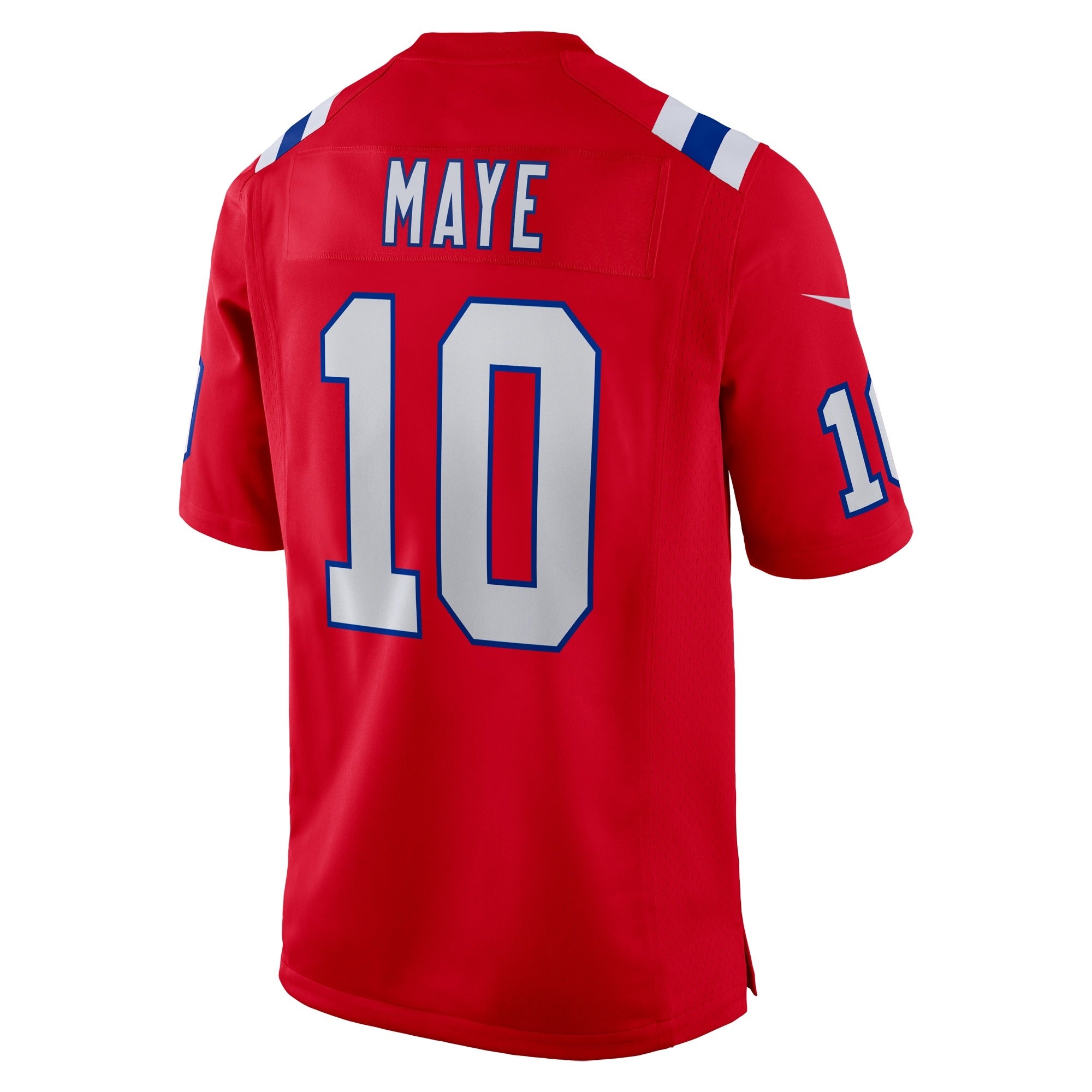 Elite-Style Stitched Football Top – New England – Athletic Competition Wear – (Maye)