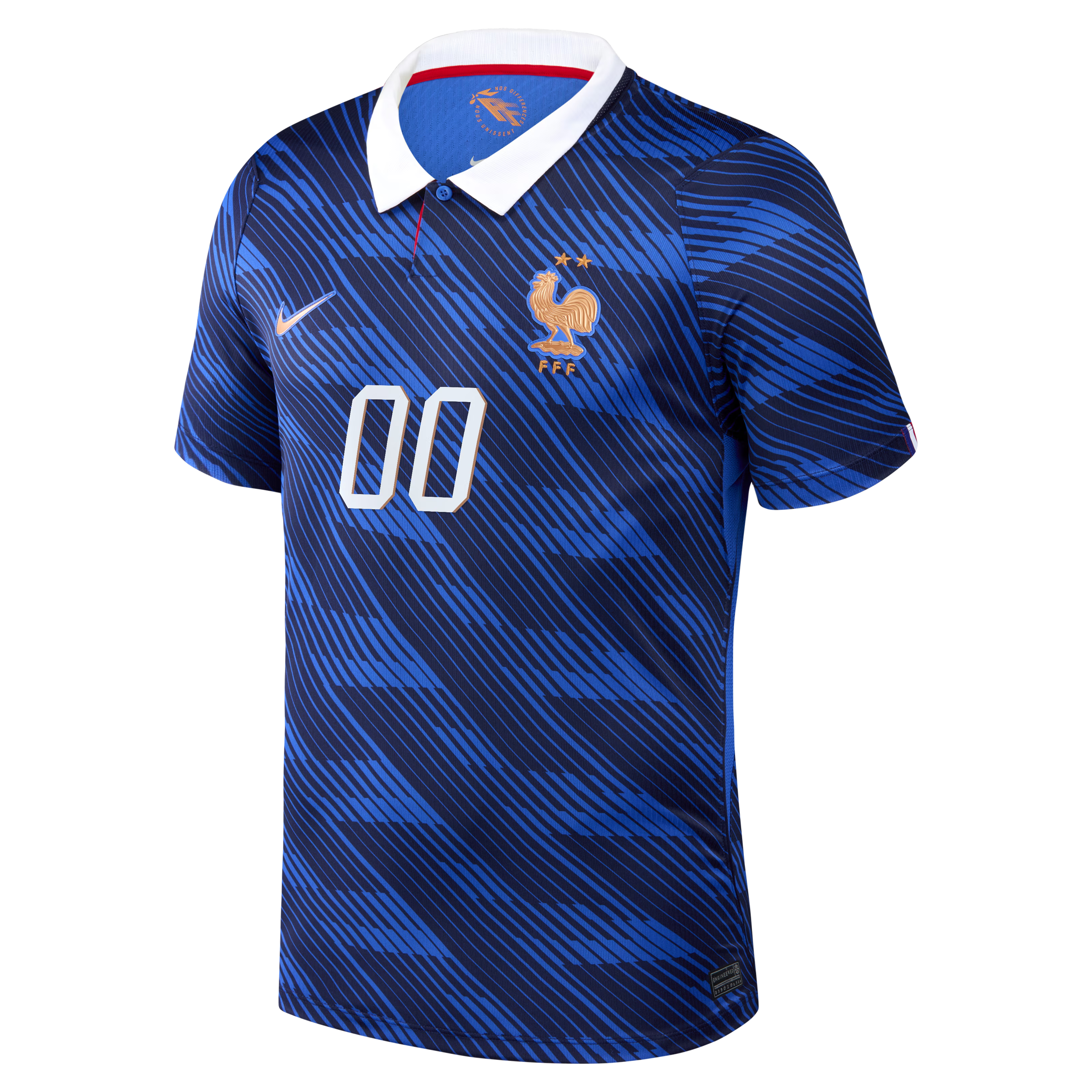 France National Team Nike 2026 Home Stadium Replica Custom Jersey - Blue