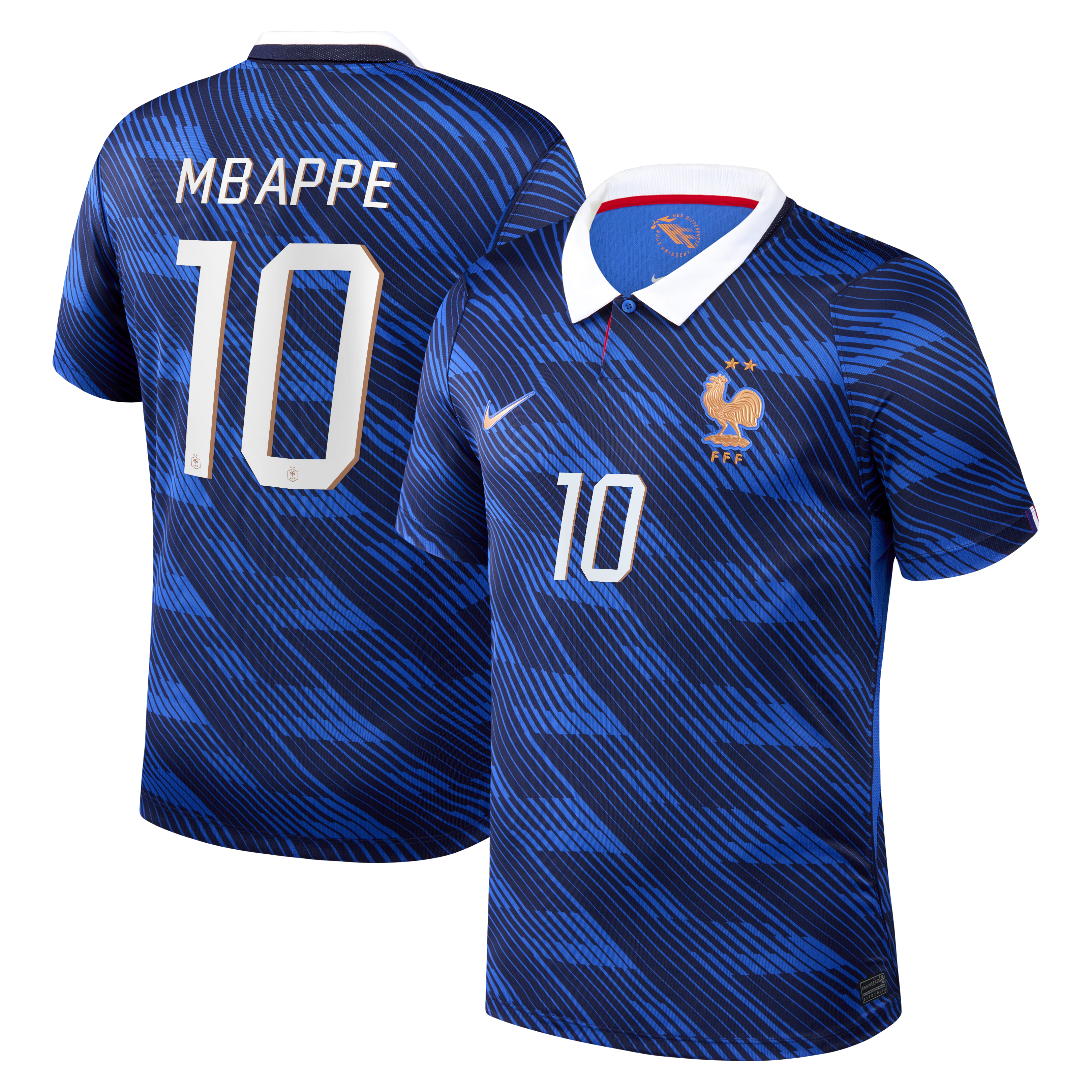 France National Team 2026 Home Custom Fan Jersey - Royal Blue (Mbappé)