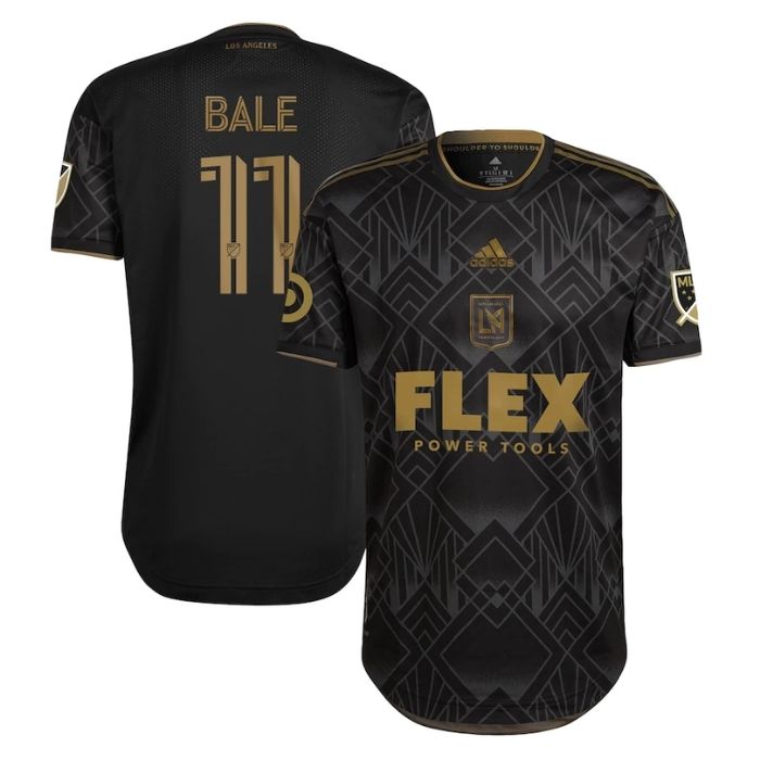 Gareth Bale LAFC  2022 5 Year Anniversary Kit Player Jersey - Black - Jersey Teams World