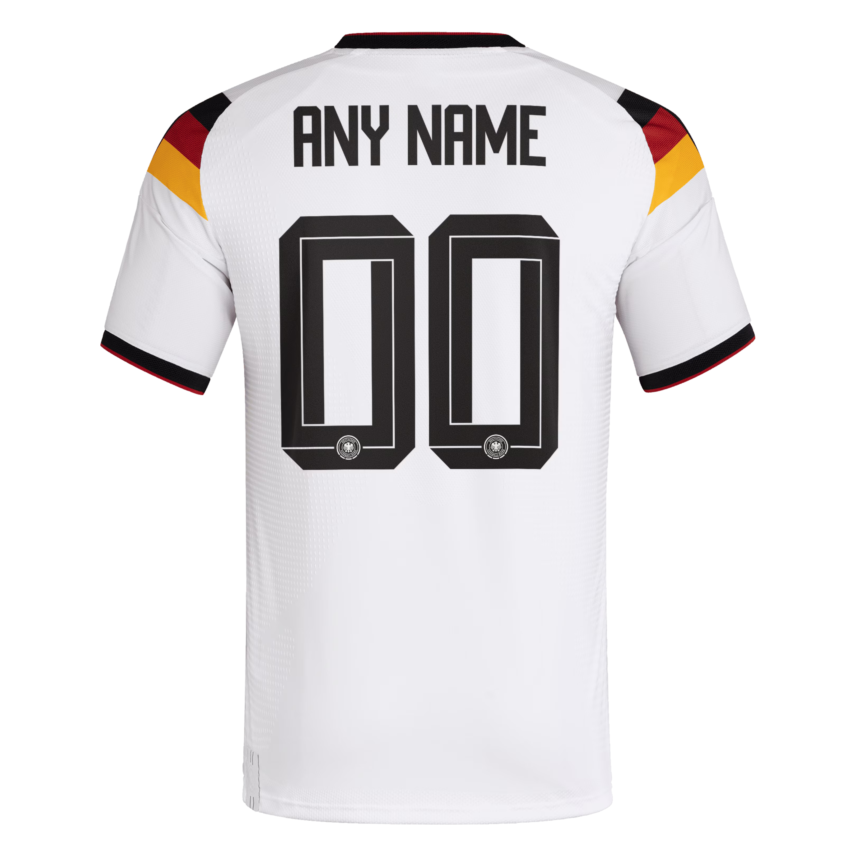 Germany National Team Home Football Shirt 2026 - White/Black/Gold - Custom Name & Number