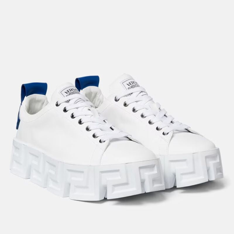 Greca Labyrinth Sneakers Luxury White - Nevada Shoe