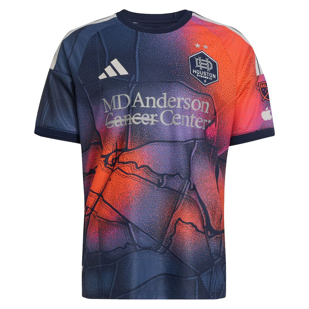 Houston Dynamo FC // adidas Héctor Herrera #16 Official 2026 Mission Control On-Field Patch Jersey – Blue