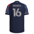Houston Dynamo FC // adidas Héctor Herrera #16 Official 2026 Mission Control On-Field Patch Jersey – Blue