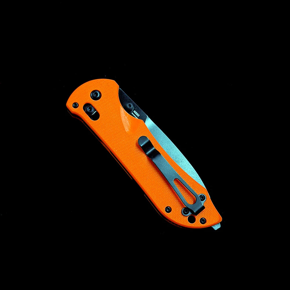 Benchmade 916SBK Triage Rescue Folding Knife – 3.50" N680 Steel Opposing Bevel Blade – AXIS Lock & Integrated Safety Cutter