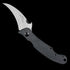 Emerson Elvia Tactical Flipper Knife – 2.75" 154CM Stainless Steel Hawkbill Blade – Textured G10 Handle Combat Folding Claw Knife