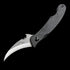Emerson Elvia Tactical Flipper Knife – 2.75" 154CM Stainless Steel Hawkbill Blade – Textured G10 Handle Combat Folding Claw Knife