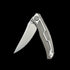 Shirogorov Quantum Folding Knife – 3.74" M390 Premium Steel Blade – Stonewashed TC4 Titanium Handle Flipper