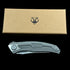 Shirogorov Quantum Folding Knife – 3.74" M390 Premium Steel Blade – Stonewashed TC4 Titanium Handle Flipper