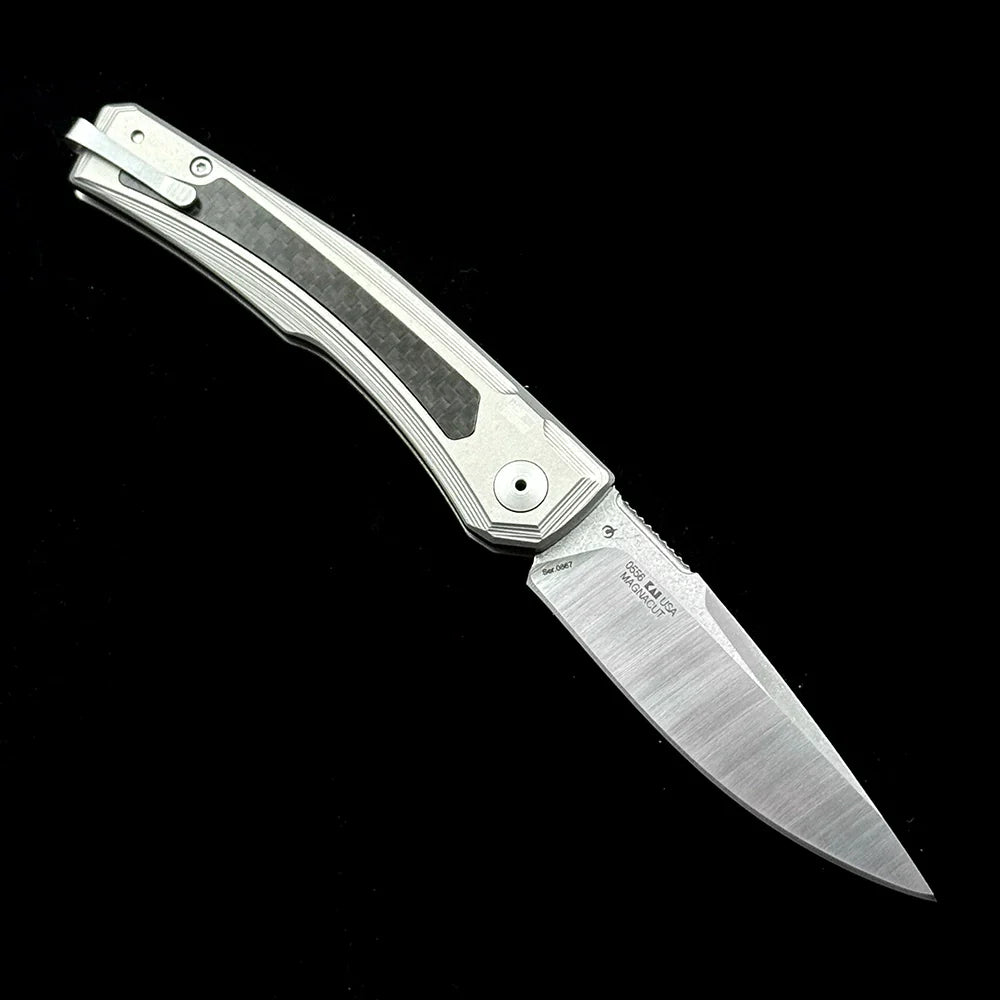 Zero Tolerance 0556 Automatic Folding Knife – 3.38" 9Cr13 Stainless Steel Blade – Aviation Aluminum & Carbon Fiber Hybrid Handle