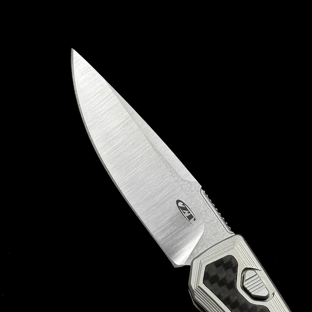 Zero Tolerance 0556 Automatic Folding Knife – 3.38" 9Cr13 Stainless Steel Blade – Aviation Aluminum & Carbon Fiber Hybrid Handle