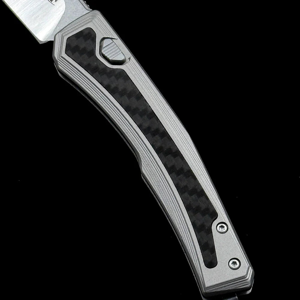 Zero Tolerance 0556 Automatic Folding Knife – 3.38" 9Cr13 Stainless Steel Blade – Aviation Aluminum & Carbon Fiber Hybrid Handle