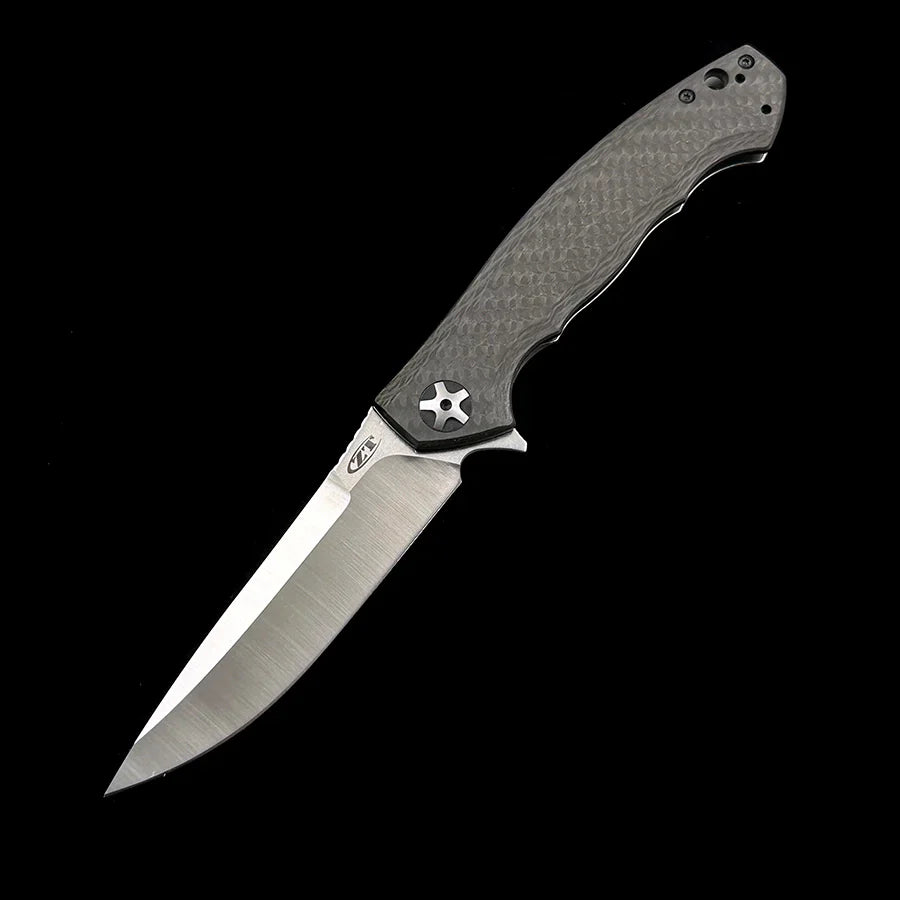 Zero Tolerance 0452CF Dmitry Sinkevich Flipper – 4.10" S35VN Steel Blade – Carbon Fiber & Titanium Handle