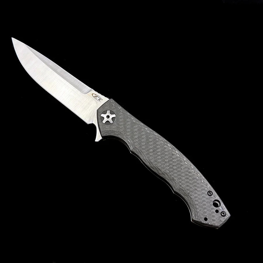 Zero Tolerance 0452CF Dmitry Sinkevich Flipper – 4.10" S35VN Steel Blade – Carbon Fiber & Titanium Handle