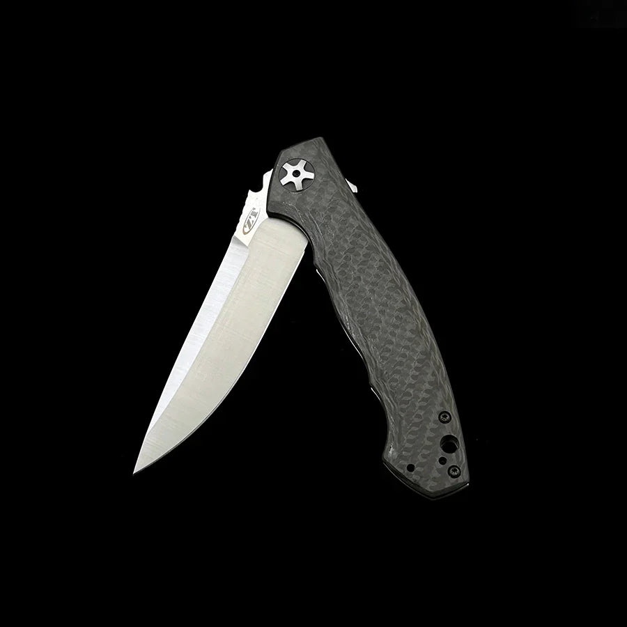 Zero Tolerance 0452CF Dmitry Sinkevich Flipper – 4.10" S35VN Steel Blade – Carbon Fiber & Titanium Handle