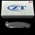 Zero Tolerance 0452CF Dmitry Sinkevich Flipper – 4.10" S35VN Steel Blade – Carbon Fiber & Titanium Handle