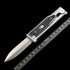 REATE Gravity Double Blade Knife – 3.15" D2 Steel Satin Blade – Aluminum & G10 Hybrid Handle