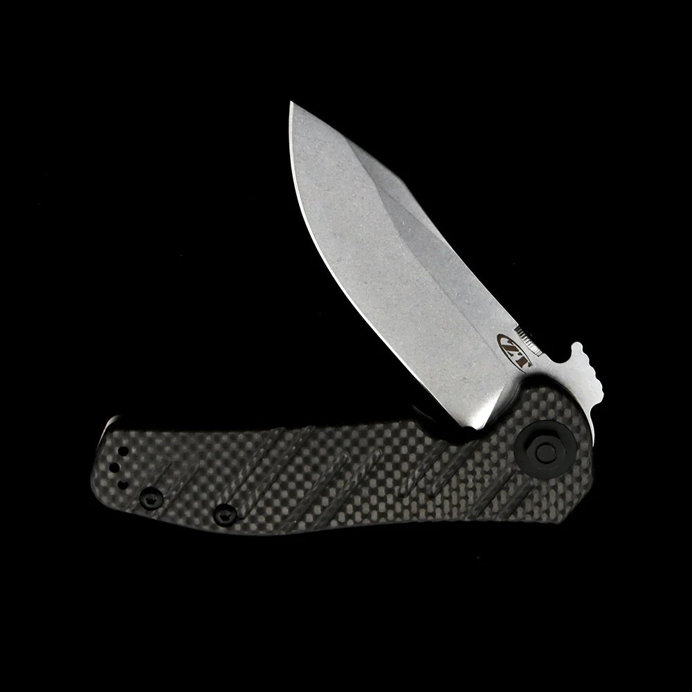 Zero Tolerance 0630CF Emerson Flipper – 3.62" M390 Steel Blade – Carbon Fiber & Titanium Handle Folding Knife