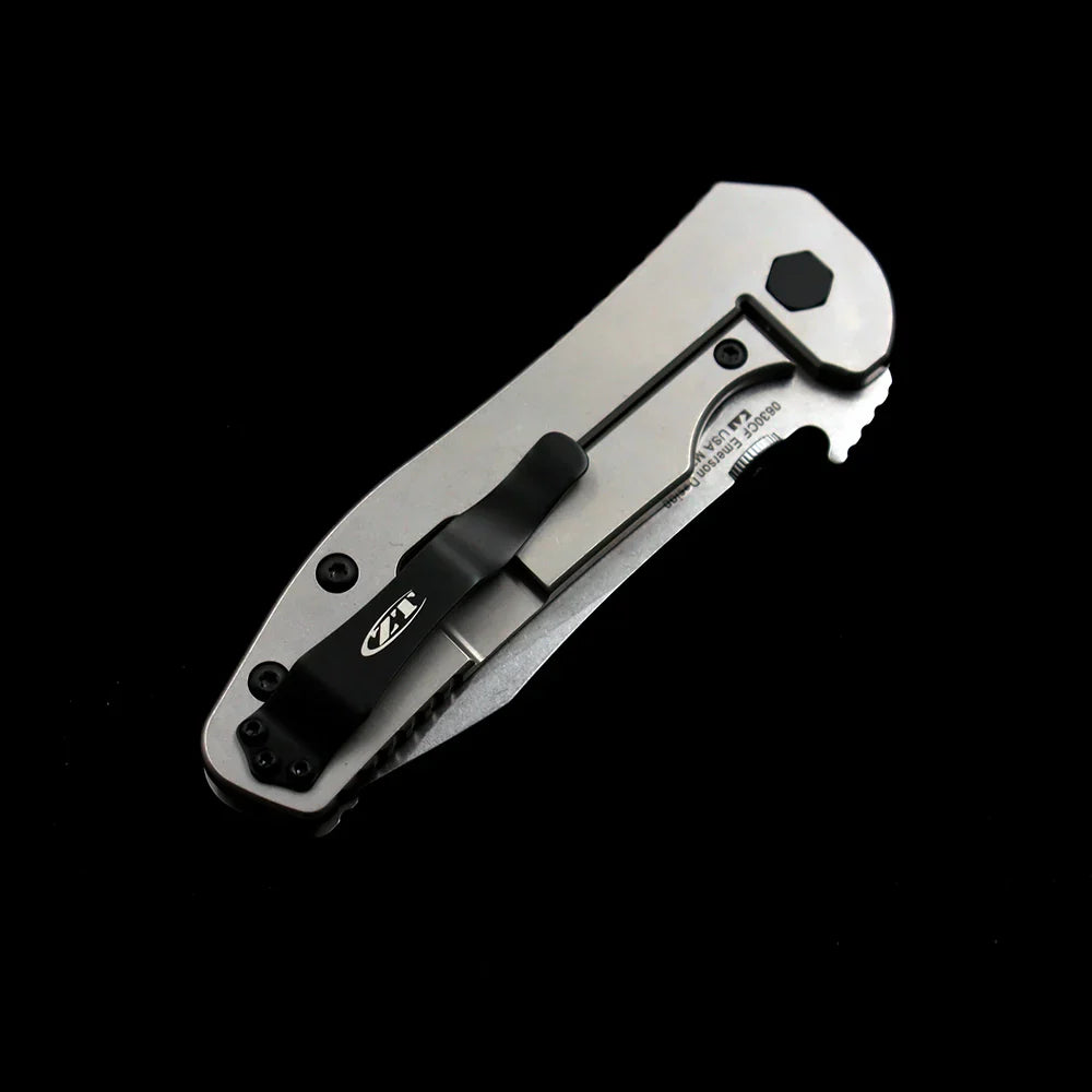 Zero Tolerance 0630CF Emerson Flipper – 3.62" M390 Steel Blade – Carbon Fiber & Titanium Handle Folding Knife