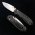 Benchmade Mini Freek 565-1 Folding Knife – 3.00" CPM-S90V Satin Blade – Carbon Fiber Handle with True Red Accents