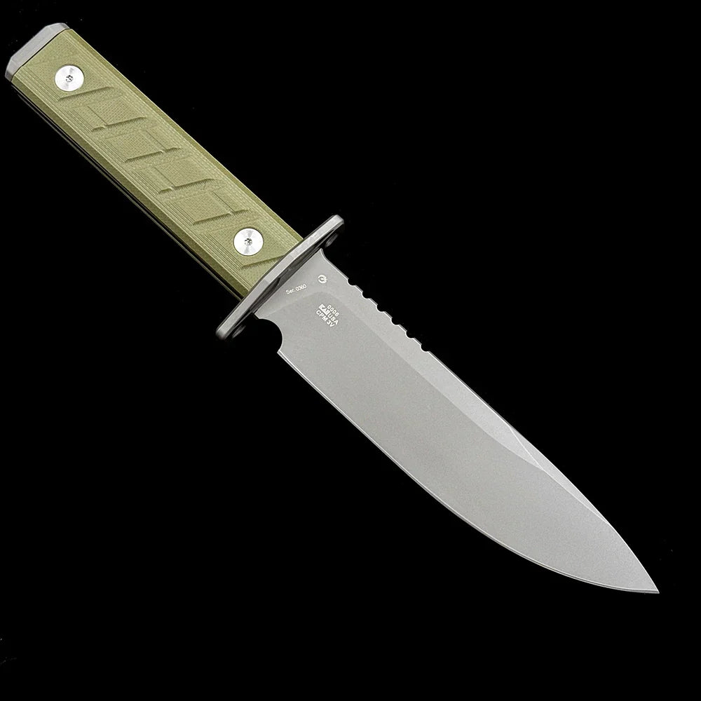 Zero Tolerance 0006 Fixed Blade Field Knife – 6.00" CPM-3V Steel Bead Blast Blade – OD Green G10 Handle