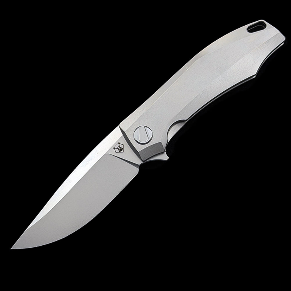Shirogorov Charles Marlowe RKMP Folding Knife – 3.54" M390 Steel Blade – Multi-Row Ceramic Bearing Flipper